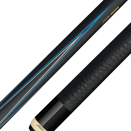 Cơ Pool Predator 4-Point Sneaky Pete Pool Cue Black / Blue Bọc Họa Tiết Da Voi